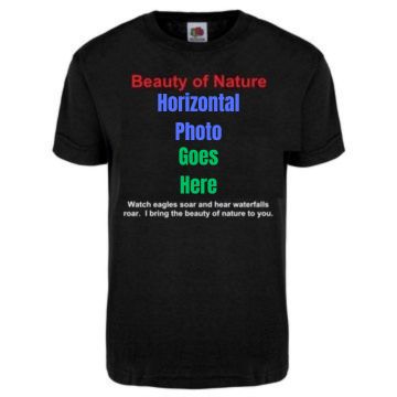 AAAA Adult Tee Horizontal Template