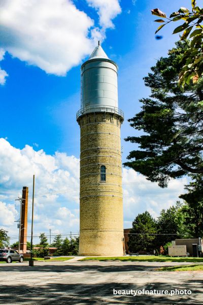 Historic Water Tower In Fort Atkinson 2 Vertical